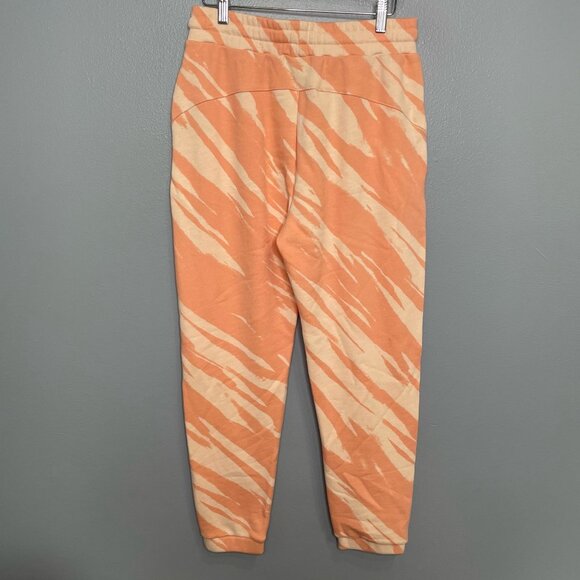 SWEATY BETTY Nectarine/Orange Tie Dye Stripe Essential Joggers sz M - Picture 3 of 7